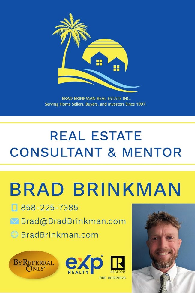 Book cover: Your Real Estate Consultant For Life by Brad Brinkman